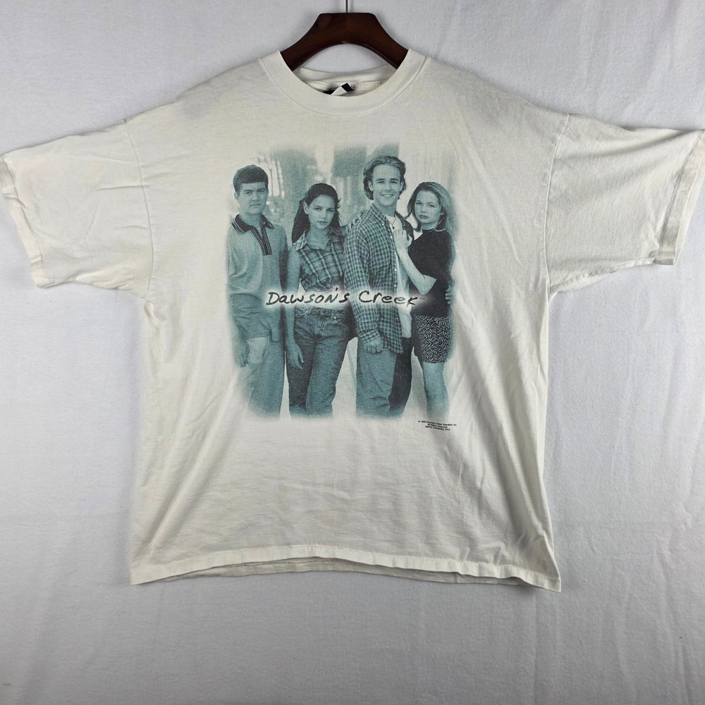 Changes Vintage 1998 Dawson's Creek TV Show Cast Graphic Promo T-Shirt Size XL